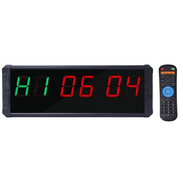 Afficheur LED mural - Chiffres 10 cm - Minuterie / Timer multifonction