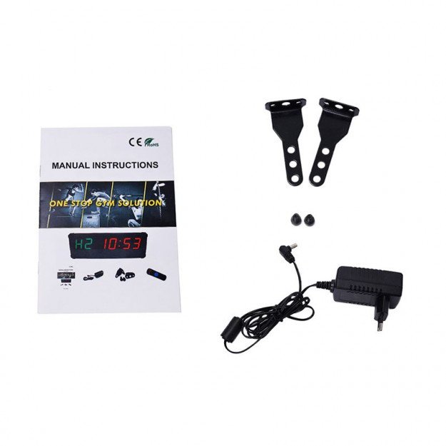 Afficheur LED mural - Chiffres 10 cm - Minuterie / Timer multifonction