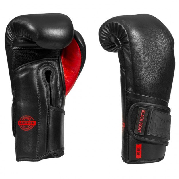 Gants de Boxe Black Fight Métal Boxe