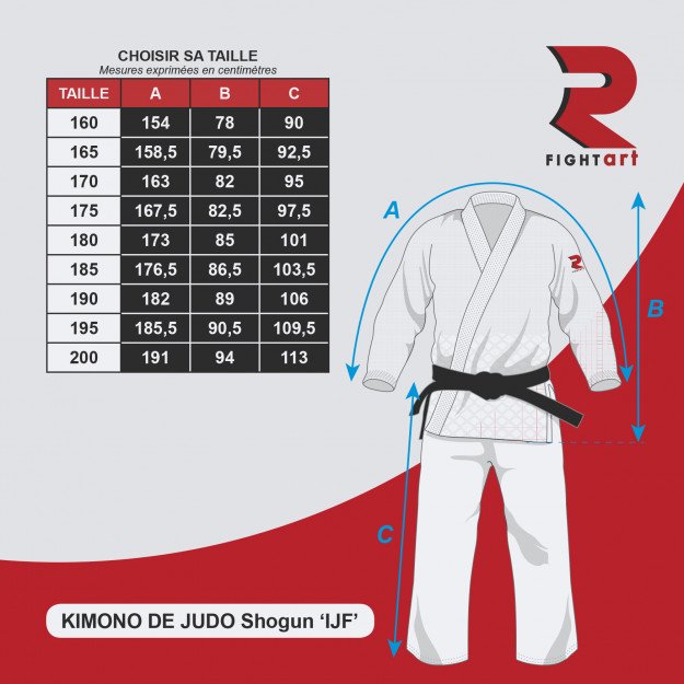 Kimono Judo Compétition FightArt IJF Shogun