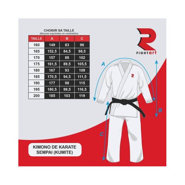 Kimono de Karaté Kumité FightArt Sempai