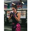 Gants combat libre Metal Boxe Noir/Fuschia
