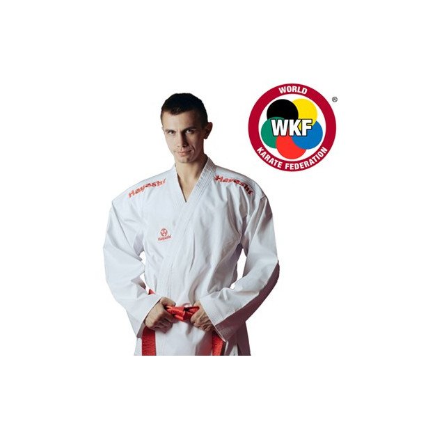 Kimono Karate Hayashi Kumite Premium avec logo brodé