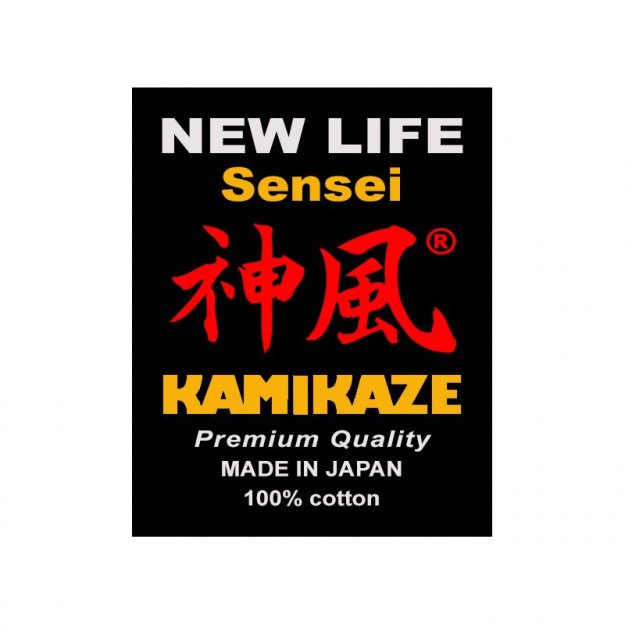 Kimono Karate Kamikaze New Life Sensei coupe kata made in Japan