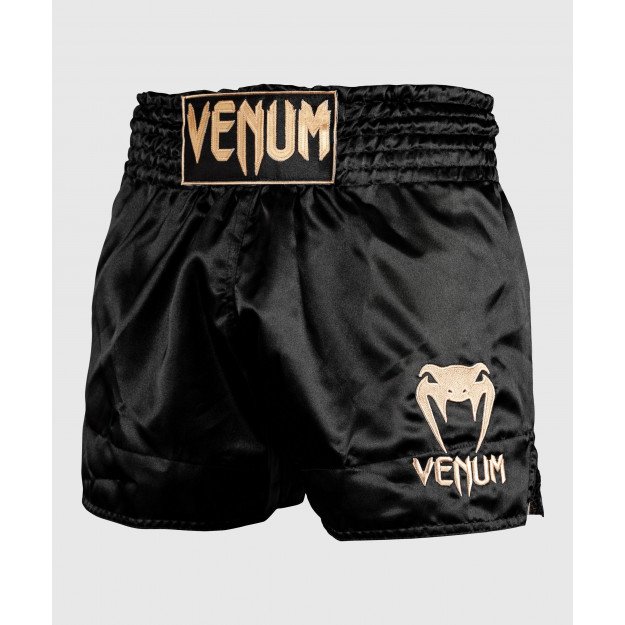 Short Boxe Thaï Venum Classic Noir/Or - Venum