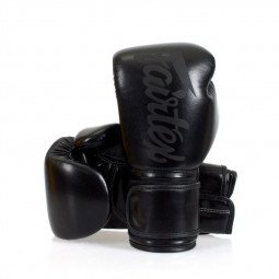 Gants de boxe d'entraînement Fairtex Solid Black
