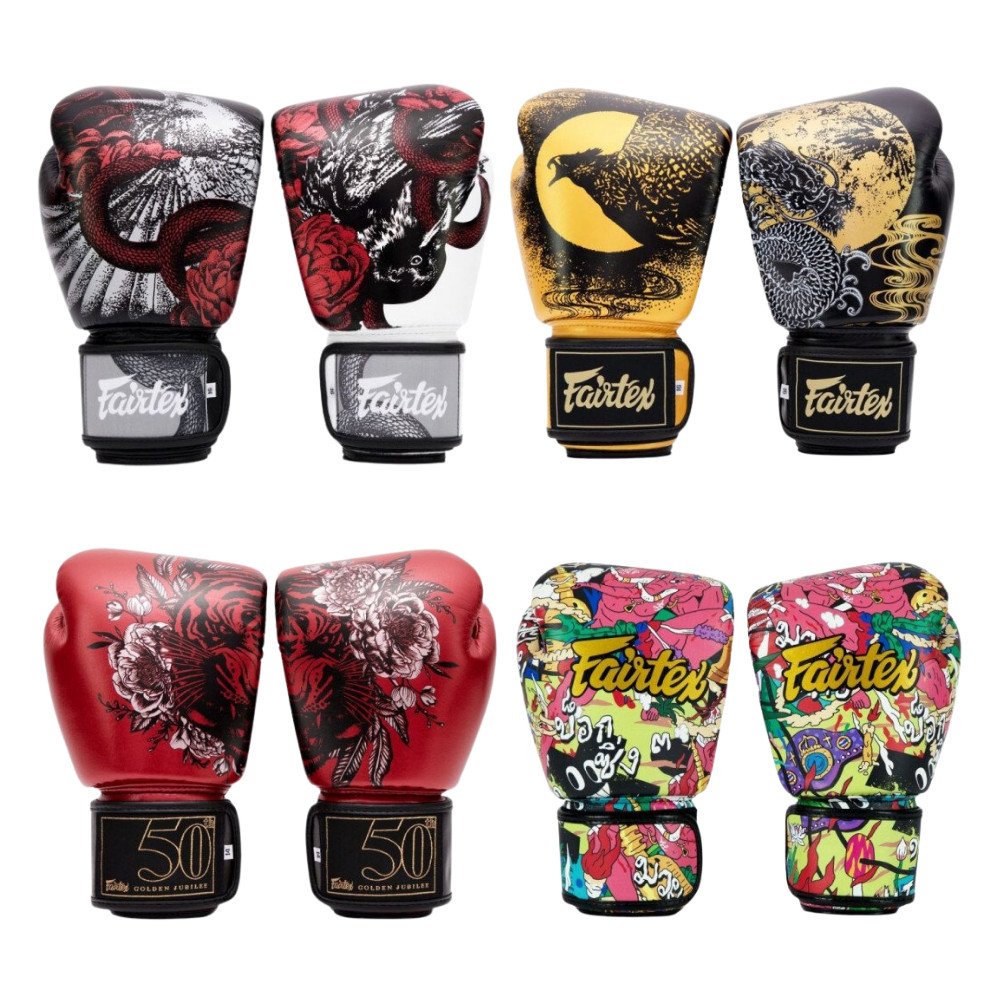 Gants de boxe d'entraînement Fairtex Fantasy 100% cuir - Fairtex