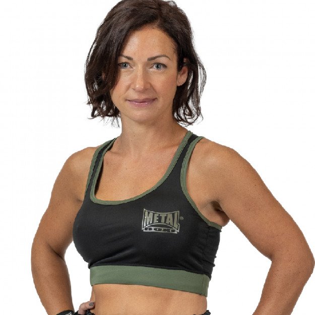 Brassière de Sport Metal Boxe