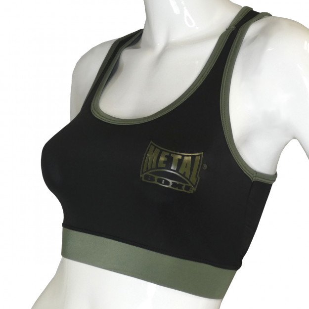 Brassière de Sport Metal Boxe