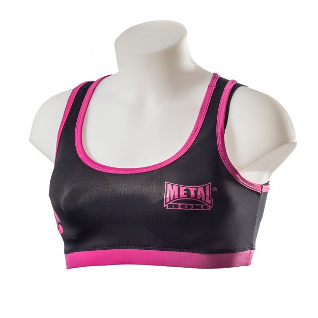 Brassière de Sport Metal Boxe