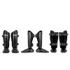 Protège-tibias Ultra Ergo Black SP9 100% cuir Fairtex