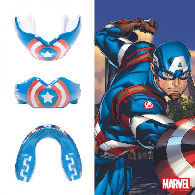 Protège-dents pour bagues SAFEJAWZ Marvel Captain America
