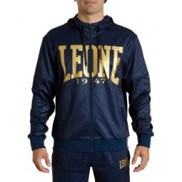 Sweatshirt zippé à capuche Leone DNA Navy