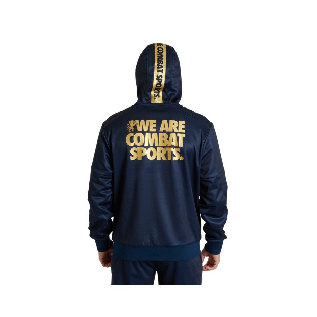 Sweatshirt zippé à capuche Leone DNA Navy