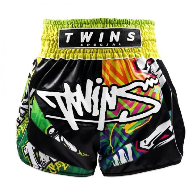 Short de Boxe Thaï Twins TTBL Graffiti