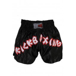 Short Boxe Kick Boxing Noir