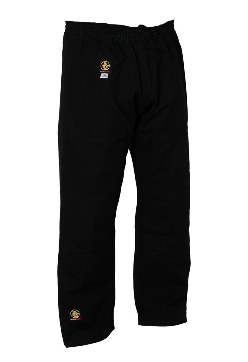 Pantalon de karate noir Budo Fight