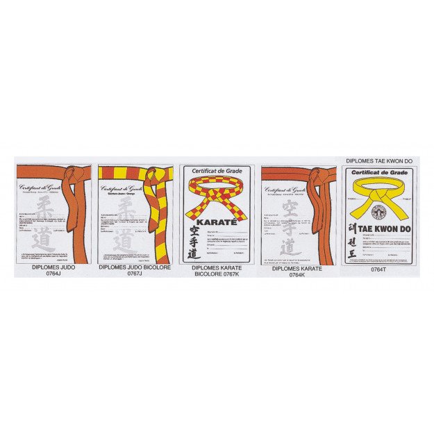 Ceinture karaté outlet bicolore