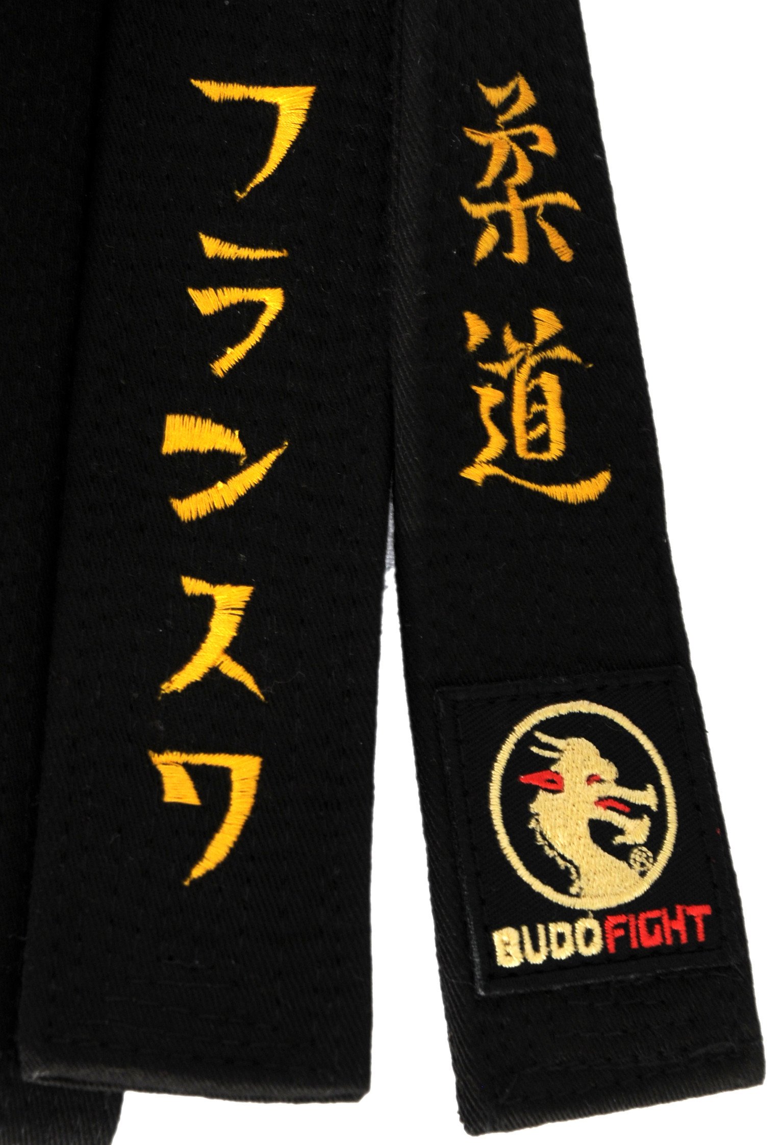 Ceinture Judo Piquée Noire