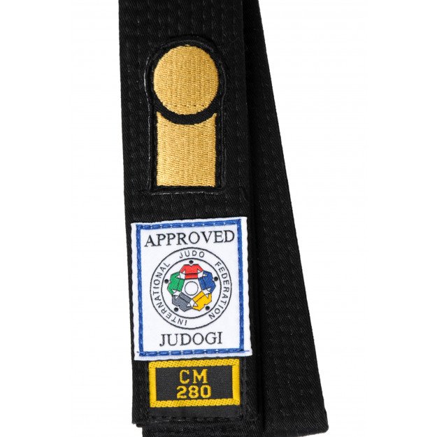 Ceinture Judo Noire Homologuée IJF