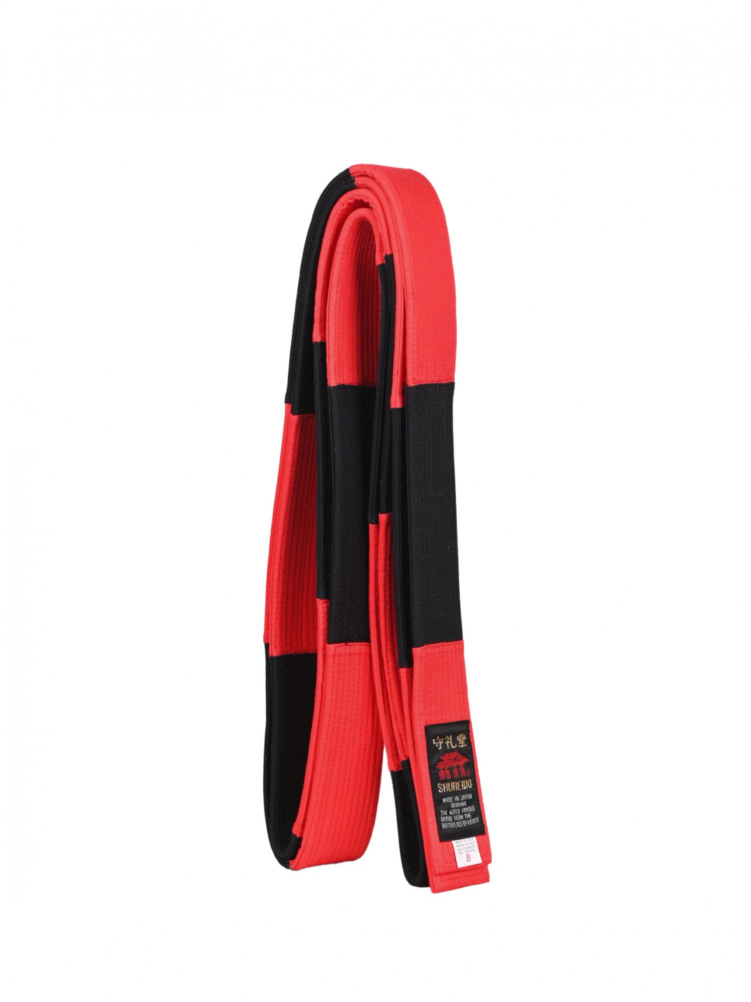 Ceinture Karate Shureido Rouge Noire Shureido