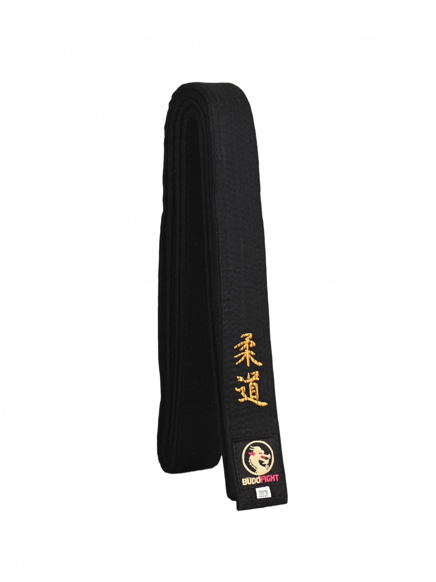 Ceinture Judo Noire Budofight Brodée Judo Budo-Fight