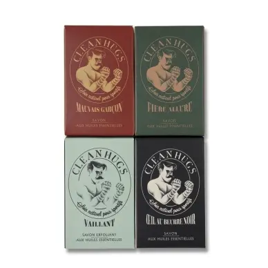 Coffret 4 savons Clean Hugs - 1