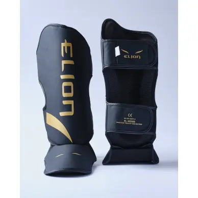 Protège-tibias et pieds Elion Extravagant Noir/Or - 2