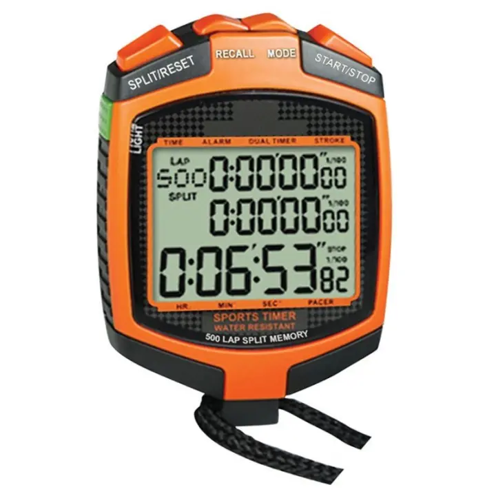 Chronomètre étanche 500 mémoires