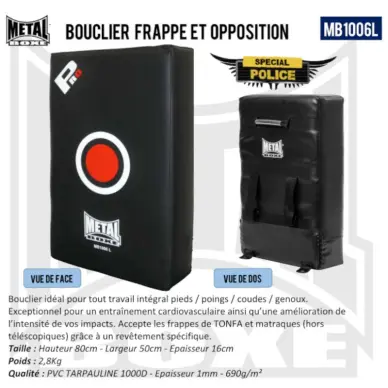 Bouclier de Frappe & d'Opposition Metal Boxe - 4