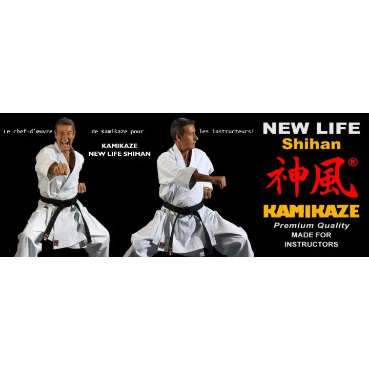 Kimono de Karaté Kamikaze New Life Shihan coupe kata