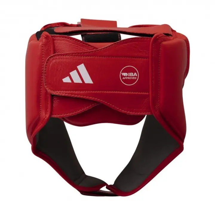 Casque de Boxe Compétition Amateur IBA Adidas 100% cuir