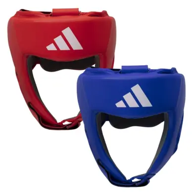 Casque de Boxe Compétition Amateur IBA Adidas 100% cuir