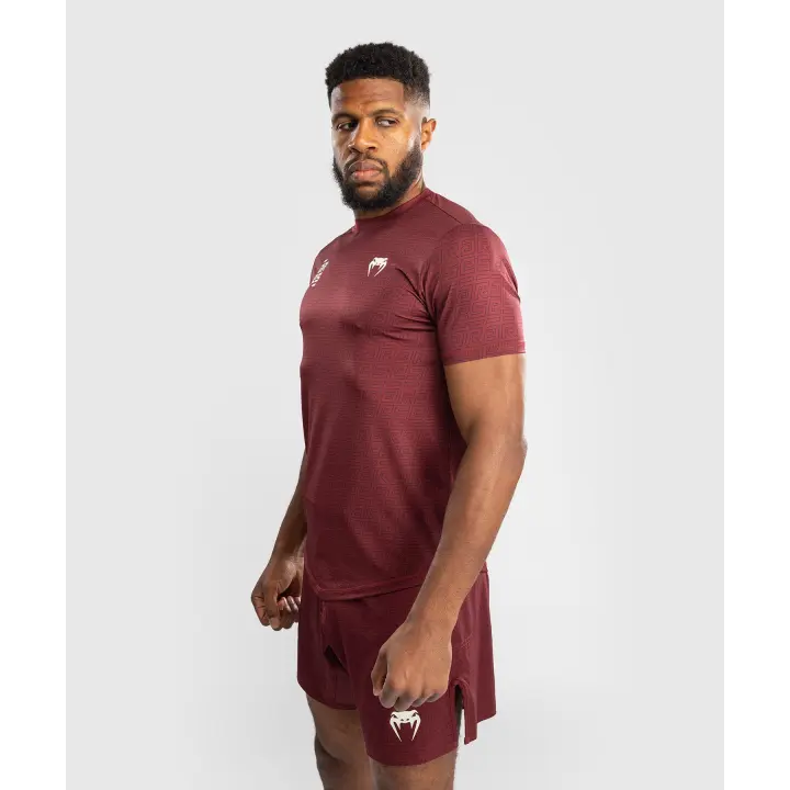 Camiseta Dry Tech Venum X Ares Burdeos