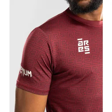 Camiseta Dry Tech Venum X Ares Burdeos - 6