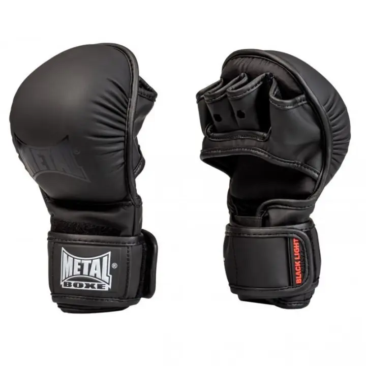 Gants MMA Black light sans Protection Pouce