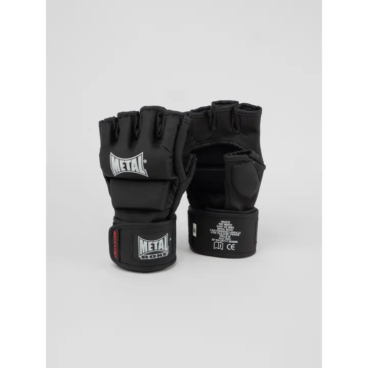 Gants combat libre Pro Metal Boxe Blacklight