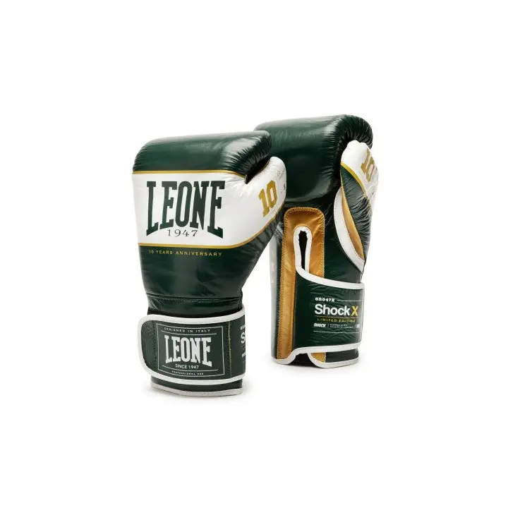 Gants de Boxe Leone Shock X Vert