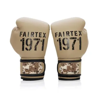 Gants de Boxe d'Entrainement Fairtex F-Day Sable 100% cuir - 2