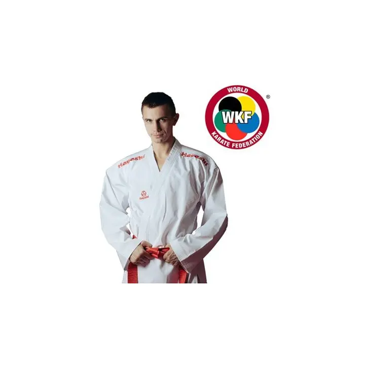 Kimono Karate Hayashi Kumite Premium avec logo brodé