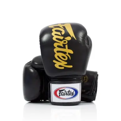 Gants de boxe d'entraînement Fairtex Deluxe 100% cuir - 2