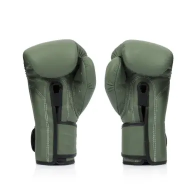 Gants de boxe d'entraînement Fairtex F-Day vert 100% cuir - 3