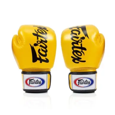 Gants de boxe d'entraînement Fairtex Deluxe 100% cuir - 4