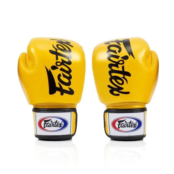 Gants de boxe d'entraînement Fairtex Deluxe 100% cuir