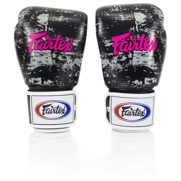 Gants de boxe d'entraînement Fairtex Dark Cloud 100% cuir
