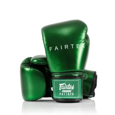 Gants de boxe d'entraînement Fairtex Metallic 100% cuir - 2