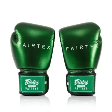Gants de boxe d'entraînement Fairtex Metallic 100% cuir - 3