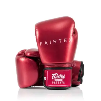 Gants de boxe d'entraînement Fairtex Metallic 100% cuir - 8