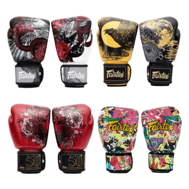 Gants de boxe d'entraînement Fairtex Fantasy 100% cuir - 1