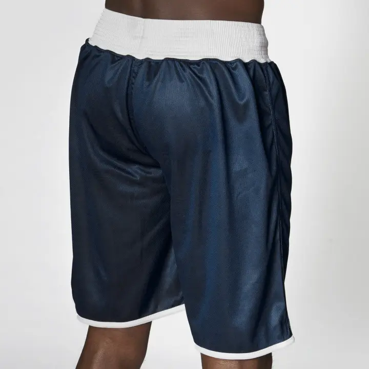 Short de Boxe anglaise réversible rouge & bleu